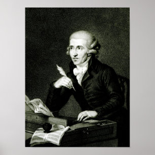 Póster Joseph Haydn c.1770