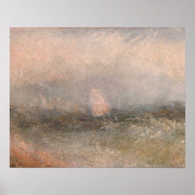 Póster Joseph Mallord William Turner - A la salida de la  (Frente)