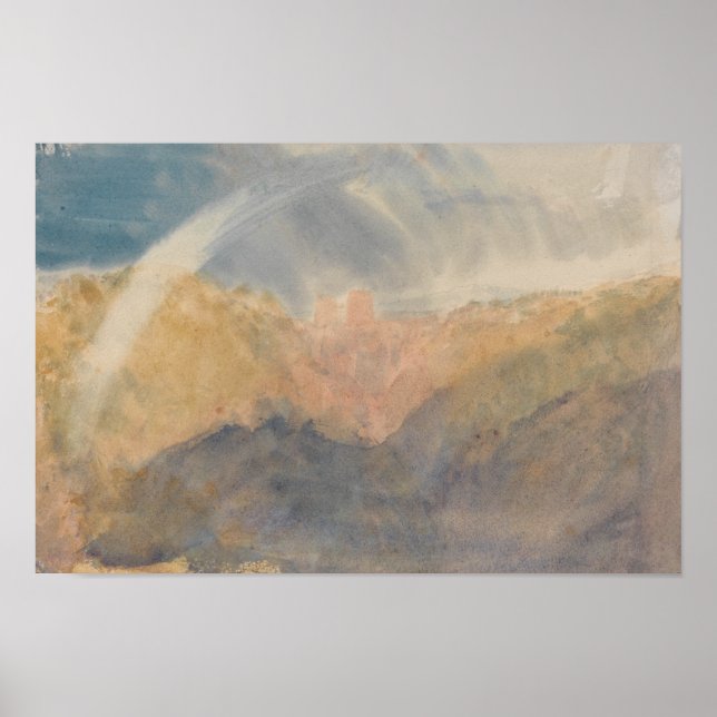 Póster Joseph Mallord William Turner - Castillo de Cricht (Frente)