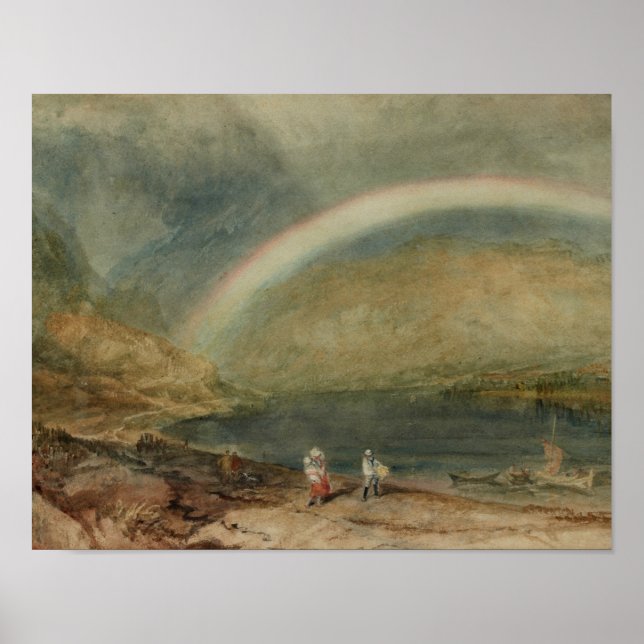 Póster Joseph Mallord William Turner - El arcoiris (Frente)