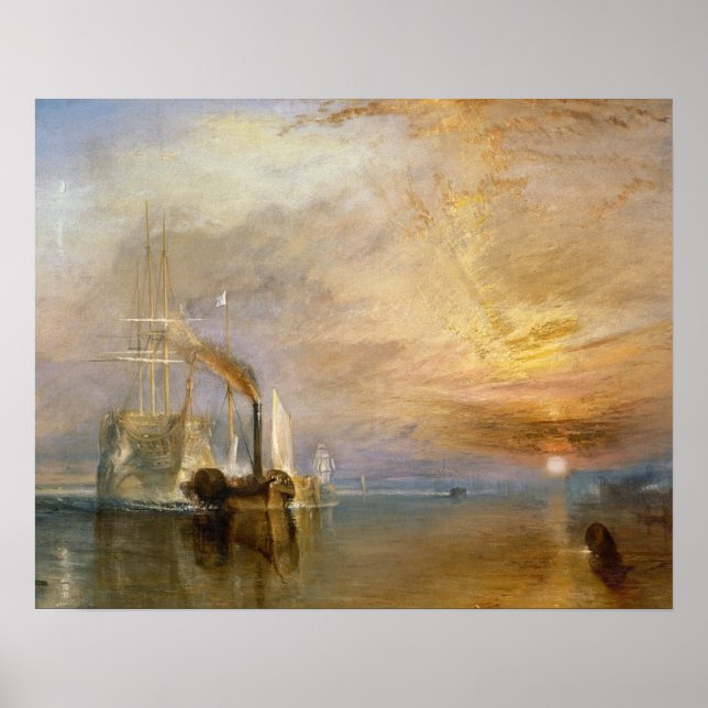 Póster Joseph Mallord William Turner | El ritmo de la luc (Frente)