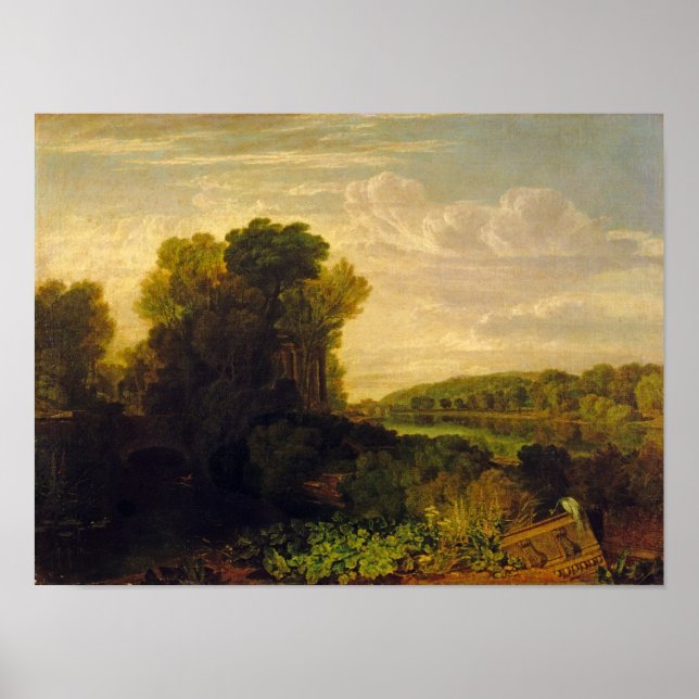 Póster Joseph Mallord William Turner | El Támesis de Weyb (Frente)