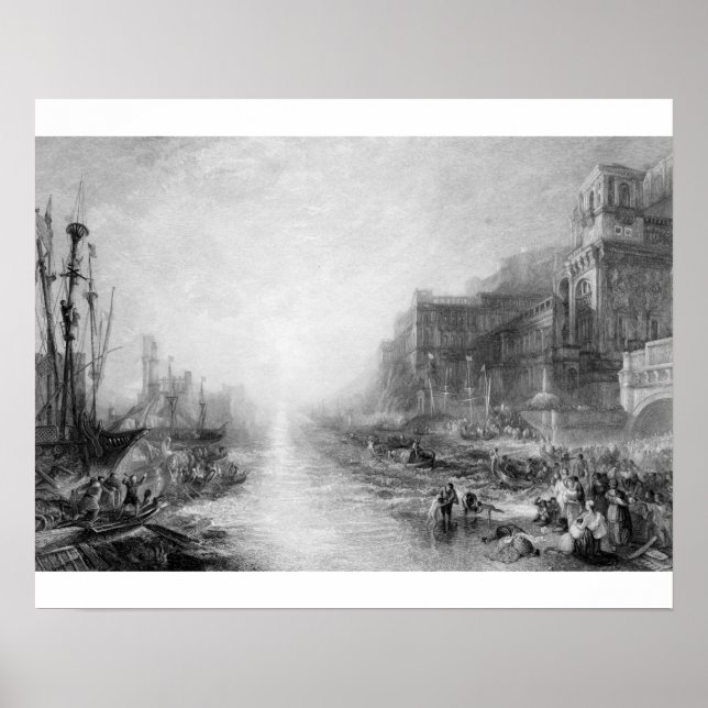 Póster Joseph Mallord William Turner | Embarcación de (Frente)