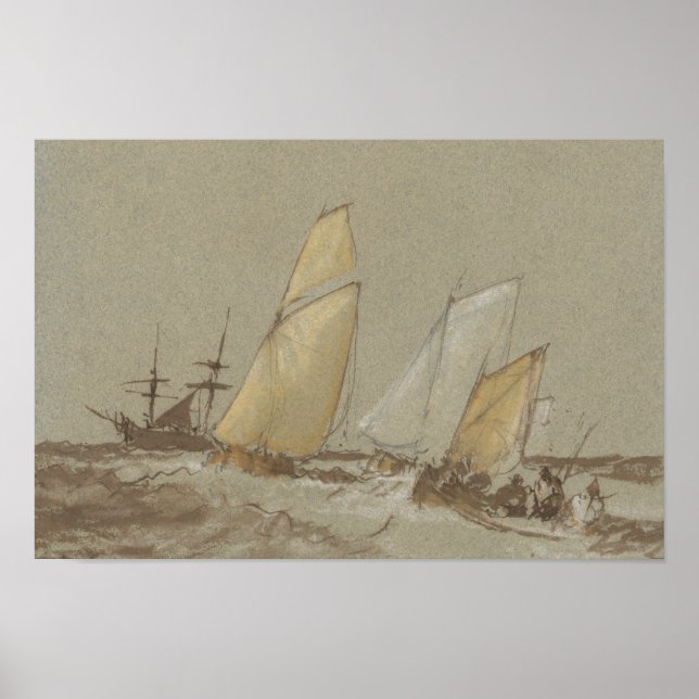Póster Joseph Mallord William Turner - Envío (Frente)
