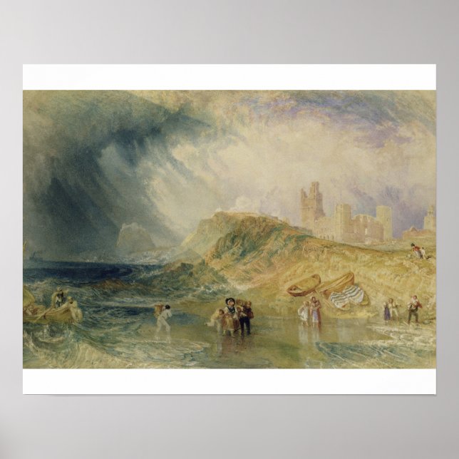 Póster Joseph Mallord William Turner | Isla Santa, Norte (Frente)