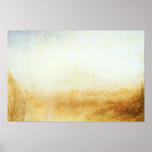 Póster Joseph Mallord William Turner - Paisaje (Frente)