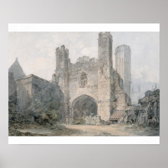 Póster Joseph Mallord William Turner | Santa Agustina Ga (Frente)