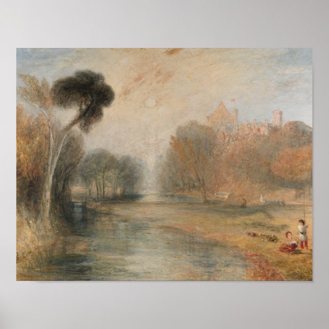 Póster Joseph Mallord William Turner - Schloss Rosenau (Frente)