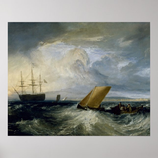 Póster Joseph Mallord William Turner - Sheerness as Seen (Frente)