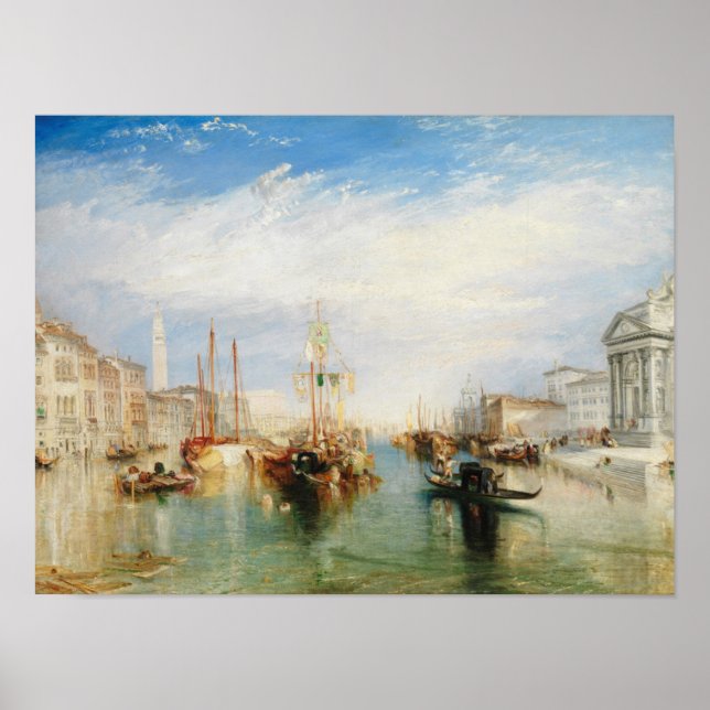 Póster Joseph Mallord William Turner | Venecia, de P (Frente)