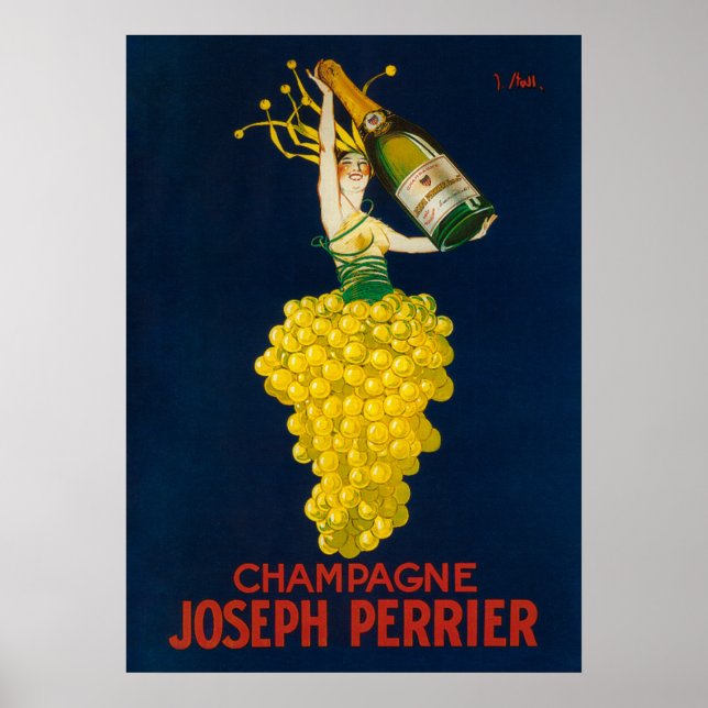 Póster Joseph Perrier Champagne Poster Promocional (Frente)