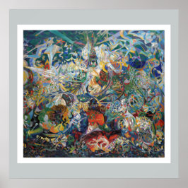 Póster Joseph Stella - Isla Coney, Mardi Gras