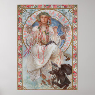 Póster Josephine Crane Bradley como Lavia de Alphonse Muc