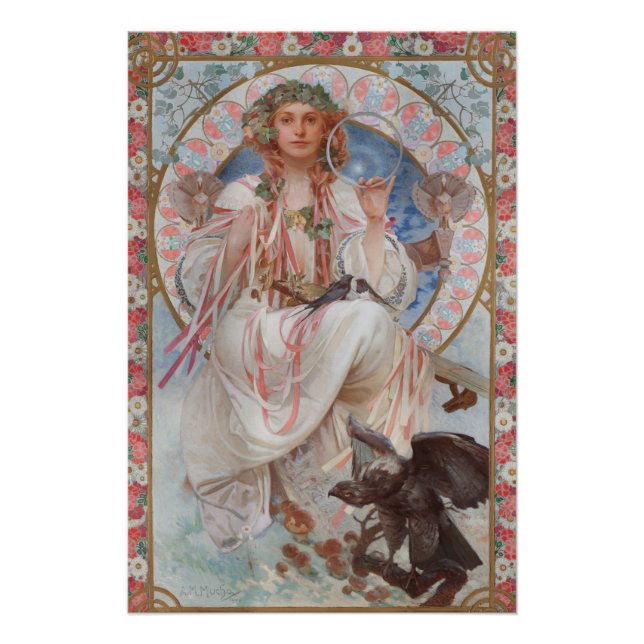 Póster Josephine Crane Bradley como Lavia de Alphonse Muc (Anverso)