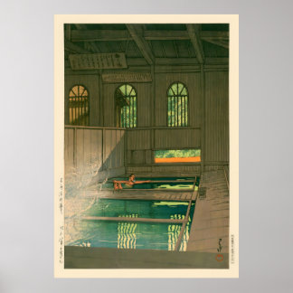 Póster Joshu Hoshi Onsen por Kawase Hasui