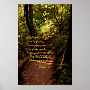 Póster Joshua 1:9 Do not be afraid