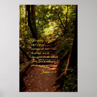 Póster Joshua 1:9 Do not be afraid