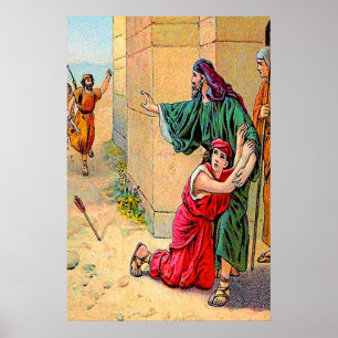 Póster Joshua 20 Ciudades del poster de Refugiados