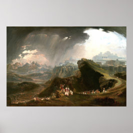 Póster Joshua al mando del sol - John Martin Bella Artes
