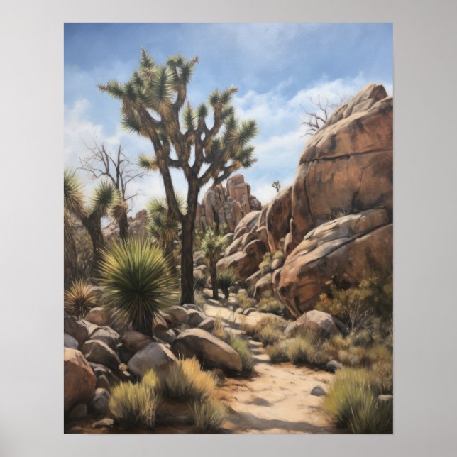 Póster Joshua Tree Art Print Poster (Frente)