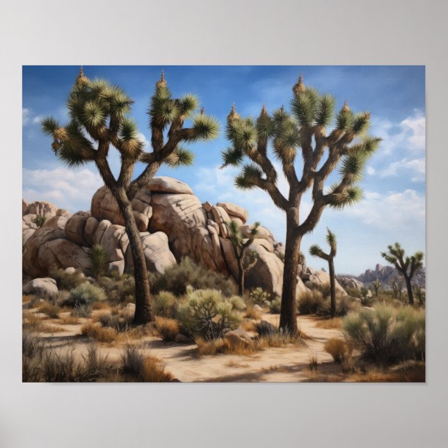 Póster Joshua Tree Art Print Poster (Frente)
