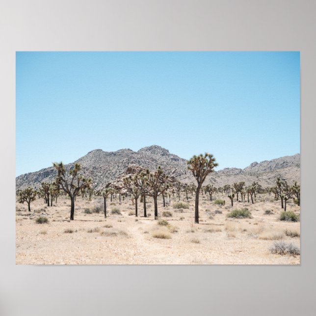 Póster Joshua Tree Park Print Poster Paper (Semi-Gloss) (Frente)