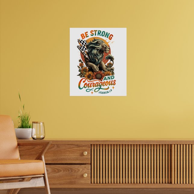 Póster Joshus 1:9 (Salón 2)