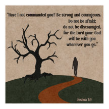 Josué 1:9 No temas que Dios esté contigo