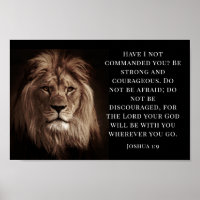 Josué 1:9 Sé fuerte y valiente