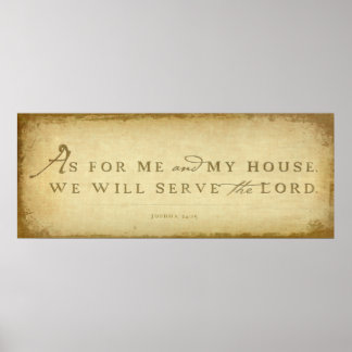 Póster Josué 24:15