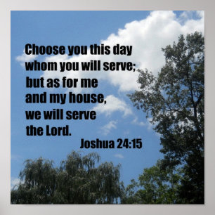 Póster Josué 24:15