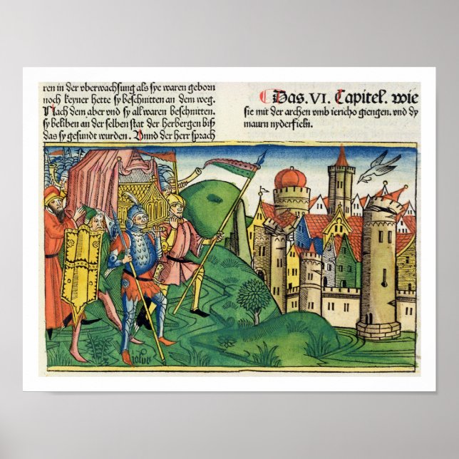 Póster Josué 6 4-21 La caída de Jericó, del Nurem (Frente)