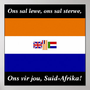 Póster ¡Jou de Ons vir, Suid-Afrika!