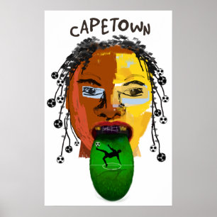 Póster Jou Mamáes Se Poster de fútbol - por Marcia