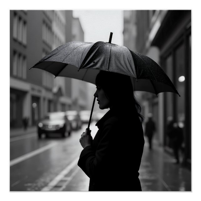 Póster Jour de pluie (Anverso)