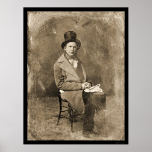 Póster Journalist Greeley Daguerreotype 1844