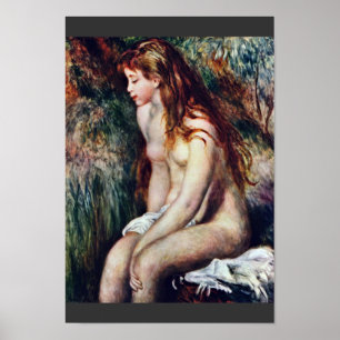 Póster Joven Bather De Pierre-Auguste Renoir