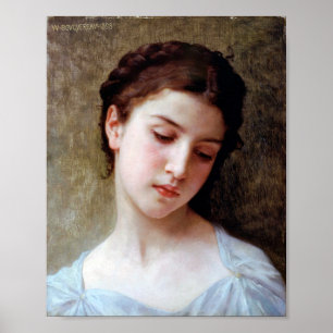 Póster Joven Chica, Bouguereau