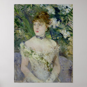 Póster Joven chica en un vestido de bola, 1879