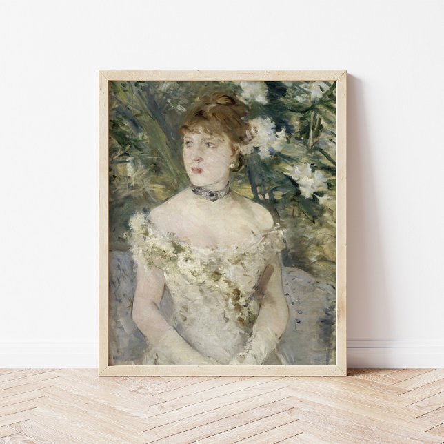 Póster Joven Chica en un vestido de bola | Berthe Morisot (Subido por el creador)