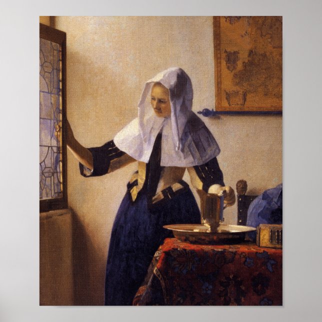 Póster Joven con lanzador de agua (Frente)