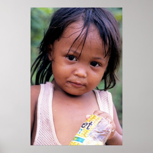 Póster Joven dama filipina. (Frente)