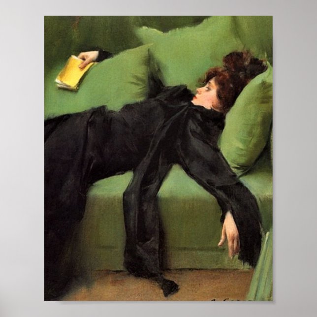 Póster Joven Decadente Después De La Muela De La Cerámica (Frente)