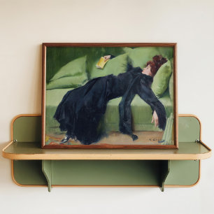 Póster Joven Decadente Poster - Ramon Casas Vintage