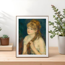 Joven descortezando el pelo, Bella Artes Renoir
