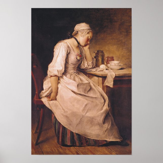 Póster Joven durmiendo (Frente)