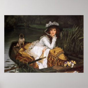 Póster Joven En Un Barco