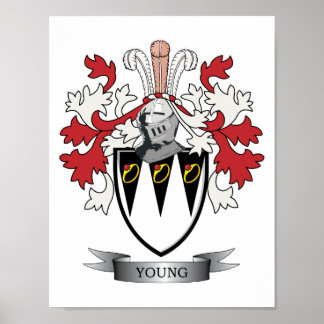 Póster Joven familia Crest Coat of Arms