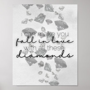 Póster Jóven nunca más rompió letras - como yo