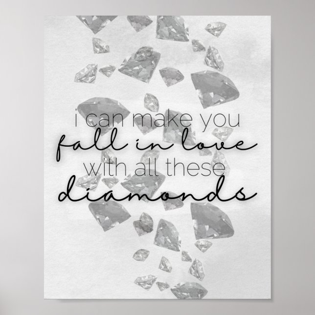 Póster Jóven nunca más rompió letras - como yo (Frente)